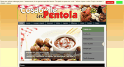 Desktop Screenshot of cosabolleinpentola.net