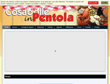 Tablet Screenshot of cosabolleinpentola.net